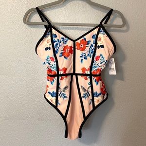 LA Hearts one piece swim suit